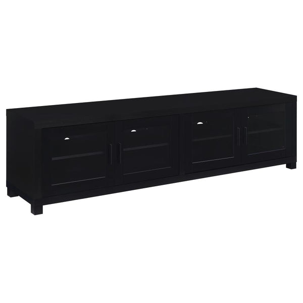 Sachin 4-door Engineered Wood 79-inch TV Stand – Black