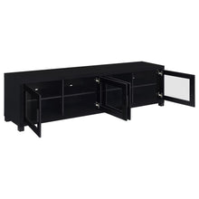 Sachin 4-door Engineered Wood 79-inch TV Stand – Black