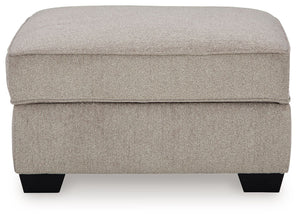 Claireah - Umber - Ottoman With Storage