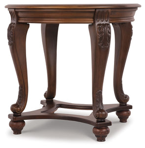 Norcastle - Dark Brown - Round End Table