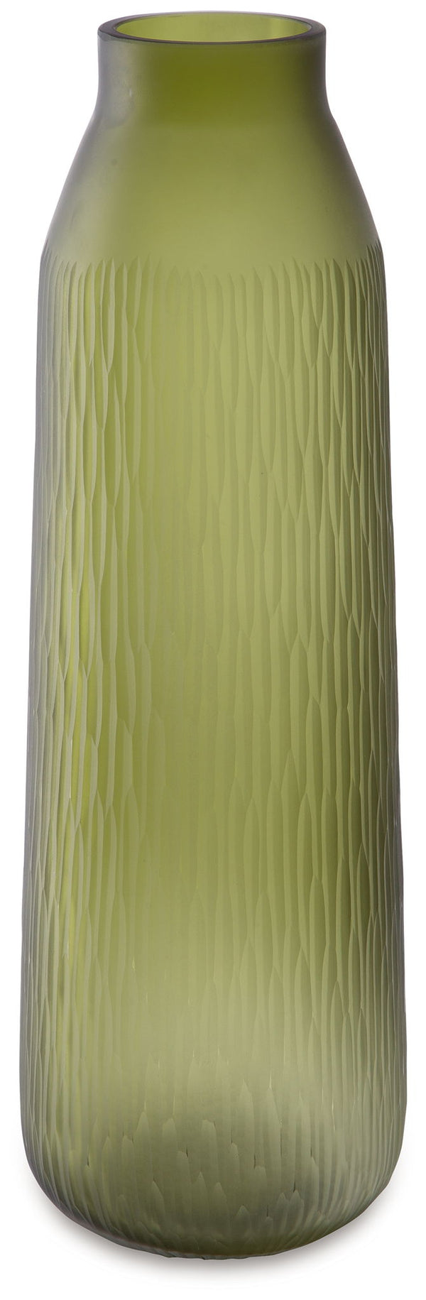 Scottyard Indoor/Outdoor Vase 17" Olive Green