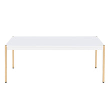 Otrac - Coffee Table - White & Gold