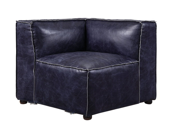 Birdie Modular Wedge Vintage Blue Top Grain Leather