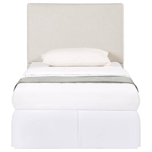 Pirro - Upholstered Twin Panel Headboard - Sand