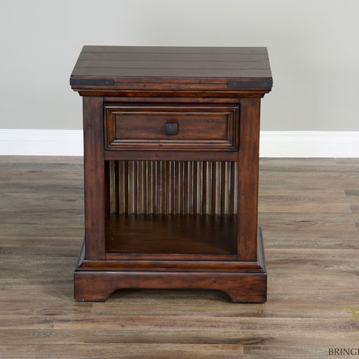 Mossy Oak Nightstand Dark Brown