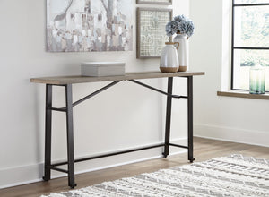 Lesterton - Light Brown / Black - Long Counter Table