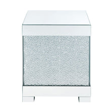 Mallika - End Table - Mirrored & Faux Round Crystals