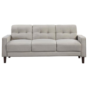 Bowen - Upholstered Track Arms Tufted Sofa Set