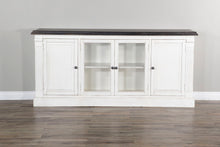 Carriage House - Media Console - Cottage White / Europen Dark