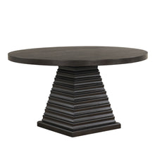 Plateau - 54" Round Dining Table - Top & Base - Dark Brown