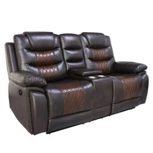 Nikko - Console Loveseat With Dual Recliners