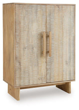 Dallinbury - Natural / White Wash - Accent Cabinet