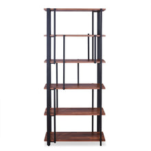 Sara - Bookshelf - Walnut & Sandy Black