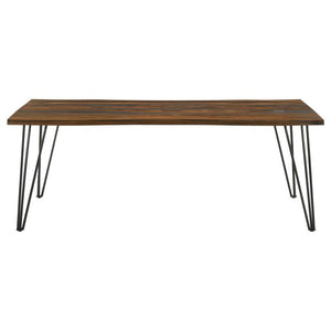 Neve - Live Edge Dining Table - Gray Sheesham