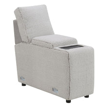 Tarrance - Modular Console With Wireless Charging & USB - Gray