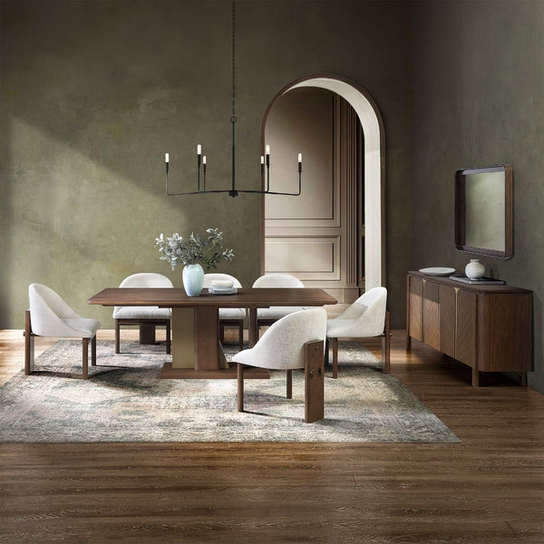 Ouida Server Brown & Gold