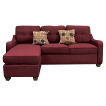 Cleavon II - Sectional Sofa - Red Linen