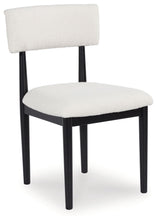 Xandrum - White / Black - Dining Upholstered Side Chair (Set of 2)