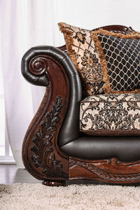 Jamael - Loveseat - Brown / Espresso