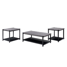 Linea - 3 Piece Occasional Set (1 Coffee & 2 End Tables) - Dark Gray