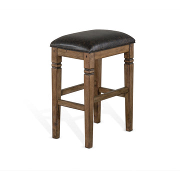 Doe Valley - Backless Stool With Cushion Seat (Set of 2) - Buckskin