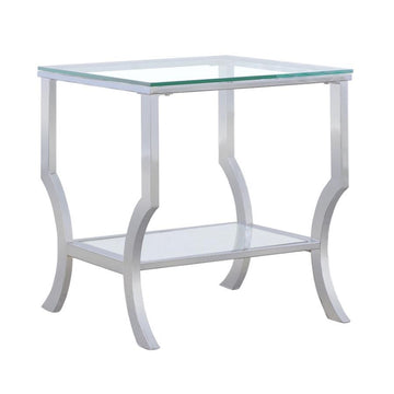 Saide - Rectangular Glass Top Table