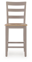 Harperfeld - Barstool (Set of 2) - Natural / Gray