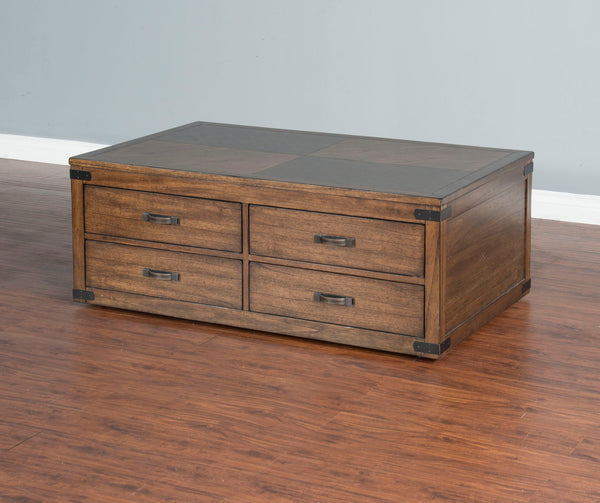 Safari Coffee Table Dark Brown