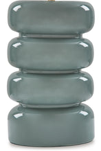 Clayard - Ceramic Table Lamp - Gray Blue