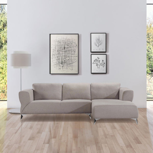 Josiah Sectional Sofa Sand Fabric