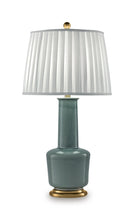Webbington - Ceramic Table Lamp - Teal / Gold Finish