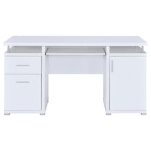 Tracy 55-inch 2-drawer Office Computer Desk – White