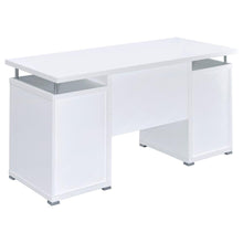 Tracy 55-inch 2-drawer Office Computer Desk – White