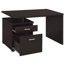 Irving 47-inch 2-drawer Office Computer Desk – Cappuccino