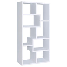 Theo 71-inch 6-shelf Bookshelf – White