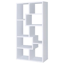 Theo 71-inch 6-shelf Bookshelf – White