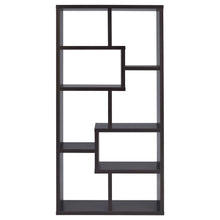Theo 71-inch 6-shelf Bookshelf – Cappuccino