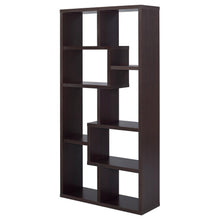Theo 71-inch 6-shelf Bookshelf – Cappuccino