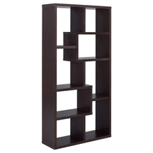 Theo 71-inch 6-shelf Bookshelf – Cappuccino
