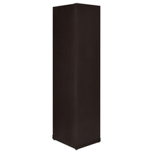 Alder 71-inch 6-shelf Corner Bookcase – Cappuccino