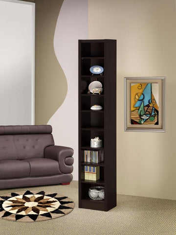 Eliam 71-inch 8-shelf Bookcase – Cappuccino