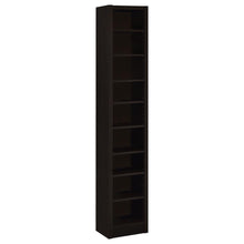 Eliam 71-inch 8-shelf Bookcase – Cappuccino