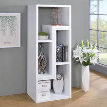Velma Multipurpose TV Stand and Bookshelf – White