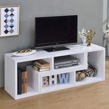 Velma Multipurpose TV Stand and Bookshelf – White