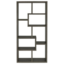 Theo 71-inch 6-shelf Bookshelf – Weathered Grey