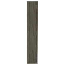 Theo 71-inch 6-shelf Bookshelf – Weathered Grey