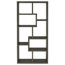 Theo 71-inch 6-shelf Bookshelf – Weathered Grey