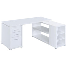 Yvette 60-inch 3-drawer L-Shape Computer Desk – White