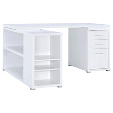 Yvette 60-inch 3-drawer L-Shape Computer Desk – White