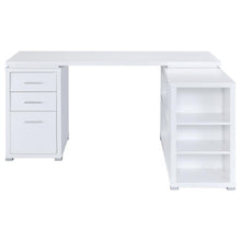 Yvette 60-inch 3-drawer L-Shape Computer Desk – White